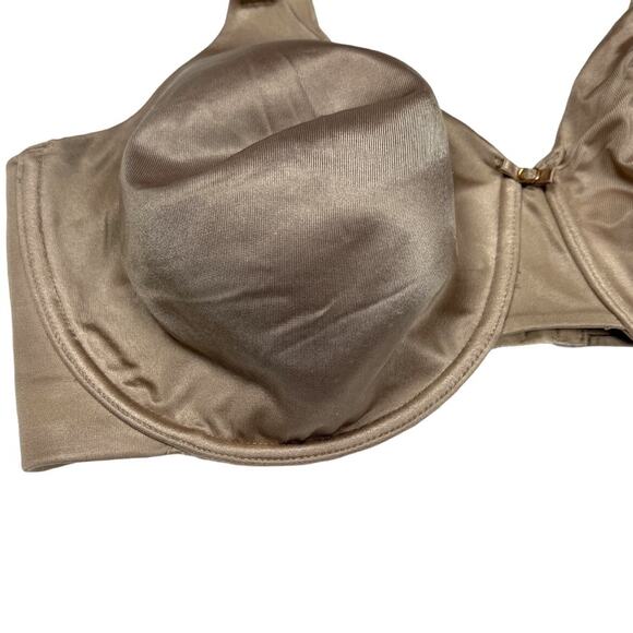 Vanity Fair Bra Beauty Back Full Figure Two Ply Underwire Cafe Nude Women's 42DD - Picture 5 of 10